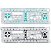 Artykuły biurowe - Maped Linijka Geonotes wielofunkcyjna 15cm - miniaturka - grafika 1