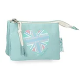 Portfele - Pepe Jeans Nerea Portfel Trzy przegródki Niebieski 14x10x3,5 cms Poliester, niebieski, Talla única, Portfel Trzy przegródki - miniaturka - grafika 1