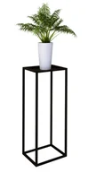 Kwietniki - Loftowy czarny stojak na kwiaty Z0-L17 - miniaturka - grafika 1