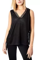 Koszulki i topy damskie - Desigual T-shirt damski Ts_sara, czarny (Negro 2000), XS - miniaturka - grafika 1