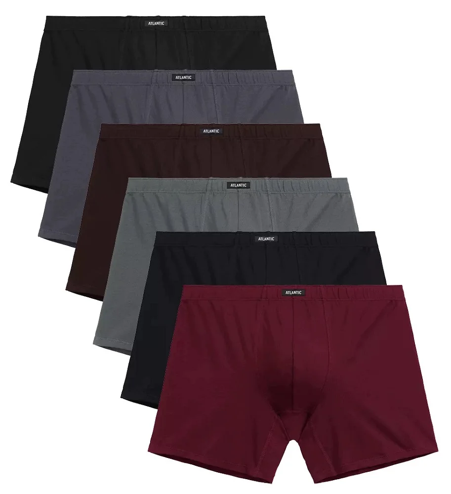 Męskie klasyczne bokserki z bawełny ATLANTIC 6SMH-003 6-PACK S rozmiar XL