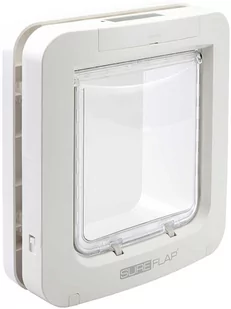 SureFlap drzwiczki z czytnikiem mikrochipów, duże, białe - Wymiary: 26,2 x 28,1 cm, białe Dostawa GRATIS! - Pozostałe akcesoria dla kotów - miniaturka - grafika 1