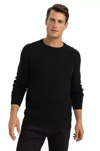 DeFacto Męska bluza, czarny, L - Bluzy męskie - miniaturka - grafika 1
