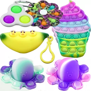 6X ZESTAW ZABAWEK ANTYSTRESOWYCH ZABAWKA POPIT - Zabawki sensoryczne - miniaturka - grafika 1