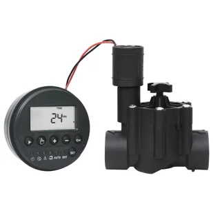 vidaXL VidaXL Ogrodowy rozdzielacz wody z zaworem elektromagnetycznym 147887 - Inne akcesoria do nawadniania - miniaturka - grafika 1