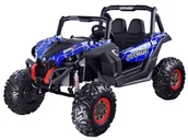 Pojazdy elektryczne dla dzieci - Terenowe BUGGY 4x4 na akumulator Lakier pajęczyna EVA Ecoskóra Pilot - miniaturka - grafika 1