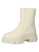 Botki damskie - Steve Madden Skórzane botki w kolorze kremowym - miniaturka - grafika 1