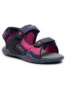 Buty dla dziewczynek - CMP Sandały Kids Alphard Hiking Sandal 39Q9614 Granatowy - miniaturka - grafika 1