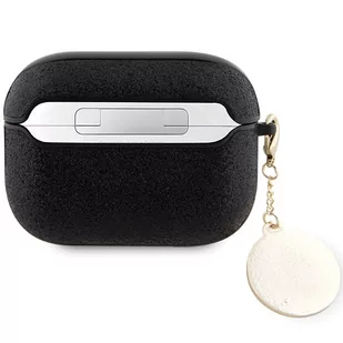 Guess GUAP2PGEHCDK AirPods Pro 2 cover czarny/black Fixed Glitter Heart Diamond Charm - Akcesoria do słuchawek - miniaturka - grafika 2