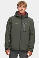 Kurtki i kamizelki sportowe męskie - Kurtka męska softshell Alpinus Stenshuvud zielony - miniaturka - grafika 1