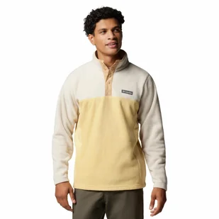 Męska bluza polarowa Columbia Steens Mountain Half Snap II sand dune - L - Bluzy męskie - miniaturka - grafika 1