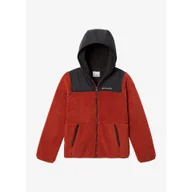 Odzież trekkingowa damska - Kurtka polarowa chłopięca Columbia Boys Rugged Ridge Hooded Overlay - miniaturka - grafika 1
