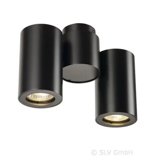 Spotline Lampa sufitowa ENOLA B Spot 2 - Czarny (151830) - Lampy sufitowe - miniaturka - grafika 1