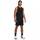 Spodenki męskie - Męskie spodenki do koszykówki Under Armour UA Zone 7\" Short - czarne - miniaturka - grafika 1