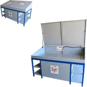 Myjki ciśnieniowe - Myjka warsztatowa stół warsztatowy do mycia części i narzędzi MST 2000 z pokrywą - miniaturka - grafika 1