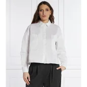 Koszule damskie - Armani Exchange Koszula Armani Exchange x mixmag | Oversize fit - miniaturka - grafika 1