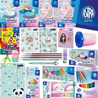Przybory szkolne - WYPRAWKA SZKOLNA ASTRA ANIMALS (XL) 23 el. - miniaturka - grafika 1