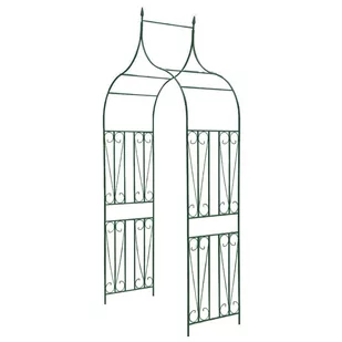 vidaXL vidaXL Pergola, łuk dla pnącz zielony - Kratki i pergole - miniaturka - grafika 1