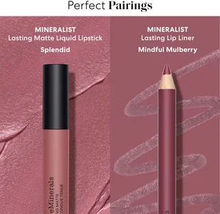 bareMinerals Mineralist Lasting Matte Liquide Lipstick Influential 3.7 ml - Szminki - miniaturka - grafika 9