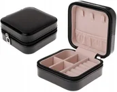 Pudełka i szkatułki - Etui Organizer Podróżny Szkatułka Na Biżuterię C3C - miniaturka - grafika 1