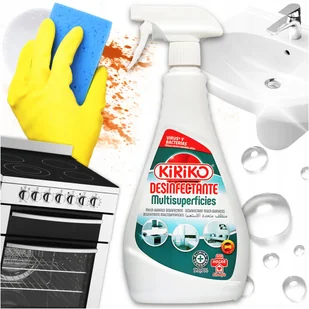 Uniwersalny środek czyszczący i dezynfekujący spray 750ml Kiriko - Dezynfekcja - miniaturka - grafika 1