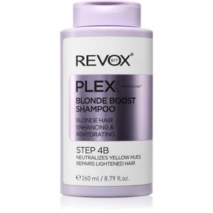 Revox B77 Plex Blonde Boost Shampoo. Step 4B szampon neutralizujący żółte odcienie do włosów blond 260 ml - Szampony do włosów Revox B77 Plex Blonde Boost Shampoo. Step 4B szampon neutralizujący żółte odcienie do włosów blond 260 ml - Szampony do włosów - miniaturka - grafika 1