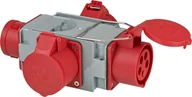 Inne akcesoria elektryczne - Brennenstuhl 1081640 adapter wtyczek zasilających Szary, Czerwony - miniaturka - grafika 1