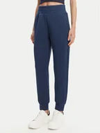 Spodnie sportowe damskie - Guess Spodnie dresowe W5YB11 KBYE2 Granatowy Regular Fit - miniaturka - grafika 1