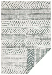Zielono-kremowy dywan odpowiedni na zewnątrz NORTHRUGS Biri, 120x170 cm - Dywany zewnętrzne - miniaturka - grafika 1