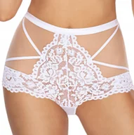 Majtki damskie - RÓŻA Torfi Bokserki damskie BIAŁE r. XL - miniaturka - grafika 1