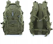 Plecaki - Plecak Męski Wojskowy Turystyczny 1057 Zielony 35L - miniaturka - grafika 1