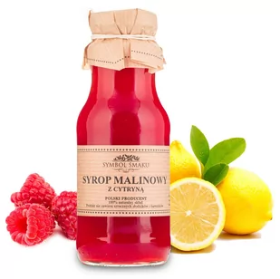 Symbol Smaku Syrop Malinowy z Cytryną 250ml - Syropy i koncentraty owocowe - miniaturka - grafika 1
