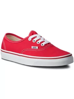 Trampki męskie - Vans Tenisówki Authentic VN000EE3RED Czerwony - grafika 1