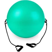 Piłki do ćwiczeń - Spokey, Bansay - Piłka gimnastyczna z ekspanderami - miniaturka - grafika 1