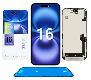 Wyświetlacz do iPhone 16 Ekran LCD Incell JK A3287 Wymienny Chip +Uszczelka 5904858345458 - Części serwisowe do telefonów - miniaturka - grafika 1