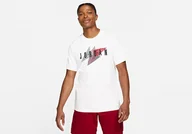 Koszulki męskie - Nike Air Jordan Jumpman Air Wordmark Crew Tee White - miniaturka - grafika 1