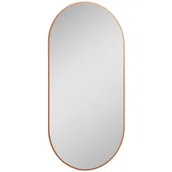 Lustra - Elita Sharon lustro 52x92 cm owalne z oświetleniem LED rama różowy złoty mat 168704 - miniaturka - grafika 1
