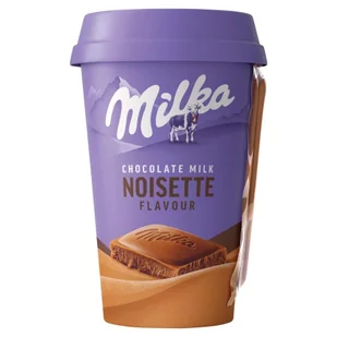 Milka Napój mleczny z czekoladą Milka o smaku orzechów laskowych 220 ml - Kefiry, jogurty, maślanki - miniaturka - grafika 1
