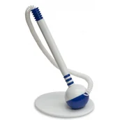 Długopisy - Długopis na sprężynce OFFICE PRODUCTS, stojący, smoprzylepny, niebieski - miniaturka - grafika 1