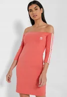 Sukienki - Adidas Sukienka W Shoulder Dress FM3281 34 - miniaturka - grafika 1