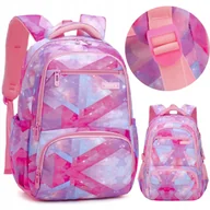 Plecaki szkolne i tornistry - PLECAK dla dziewczynki SZKOLNY DUŻY POJEMNY TORNISTER MŁODZIEŻOWY galaxy - miniaturka - grafika 1