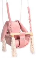 Leżaczki i huśtawki - Różowa huśtawka królik dla dziewczynki S6-C04 - miniaturka - grafika 1