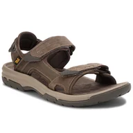 Sandały męskie - Sandały Teva Langdon Sandal 1015149 Brązowy - miniaturka - grafika 1