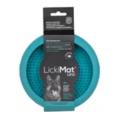 Pielęgnacja psów i kotów - Lickimat Miska Ufo Antystresowa Mata Do Lizania Dla Psa Turkusowa 18cm - miniaturka - grafika 1