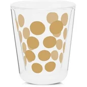 Szklanki - Zak! Designs Designs Nina 350 Ml 2 Szt Złote &ndash Szklanki Termiczne Do Napojów Z Podwójną Ścianką I 2 Łyżeczkami Szklane - miniaturka - grafika 1