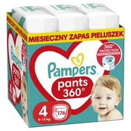 Pieluchy - Pampers PROCTER & GAMBLE Pants 4 9-15 kg pieluchomajtki x 176 szt - miniaturka - grafika 1