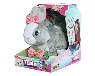 EPEE Tusia Królik interaktywny z kokardką - Maskotki i pluszaki - miniaturka - grafika 4