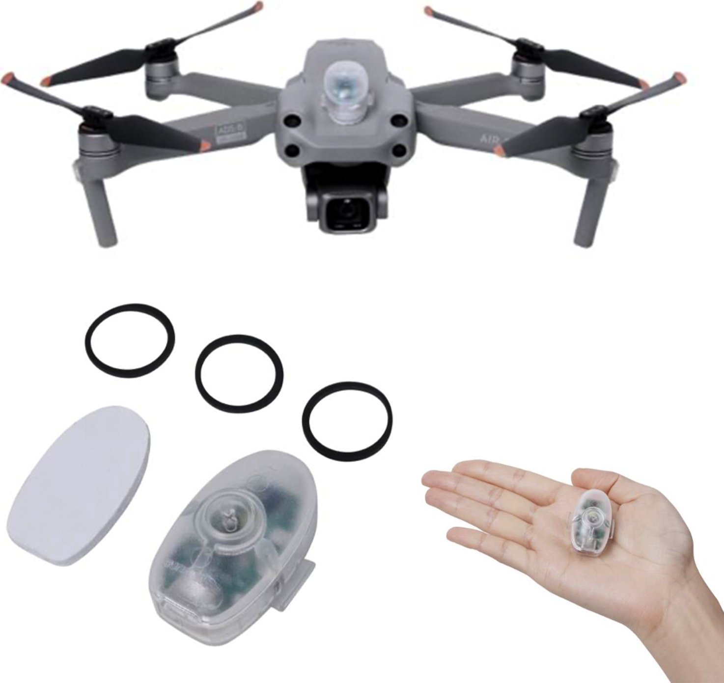 SunnyLife OŚWIETLENIE LOKALIZATOR DO DRONÓW DJI MAVIC MINI / 2 / SE / FIMI X8 / 3 PRO - AKUMULATOR