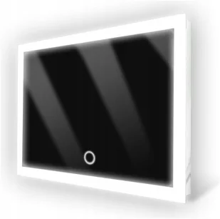 LUSTRO ŁAZIENKOWE LED 90x110 WŁĄCZNIK DOTYKOWY - Lustra - miniaturka - grafika 1