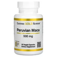 Suplementy naturalne - California Gold Nutrition Peruwiańska Maca (organiczna) 500 mg 90 kaps. - miniaturka - grafika 1